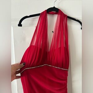 Blondie Nites Vibrant Red Dress